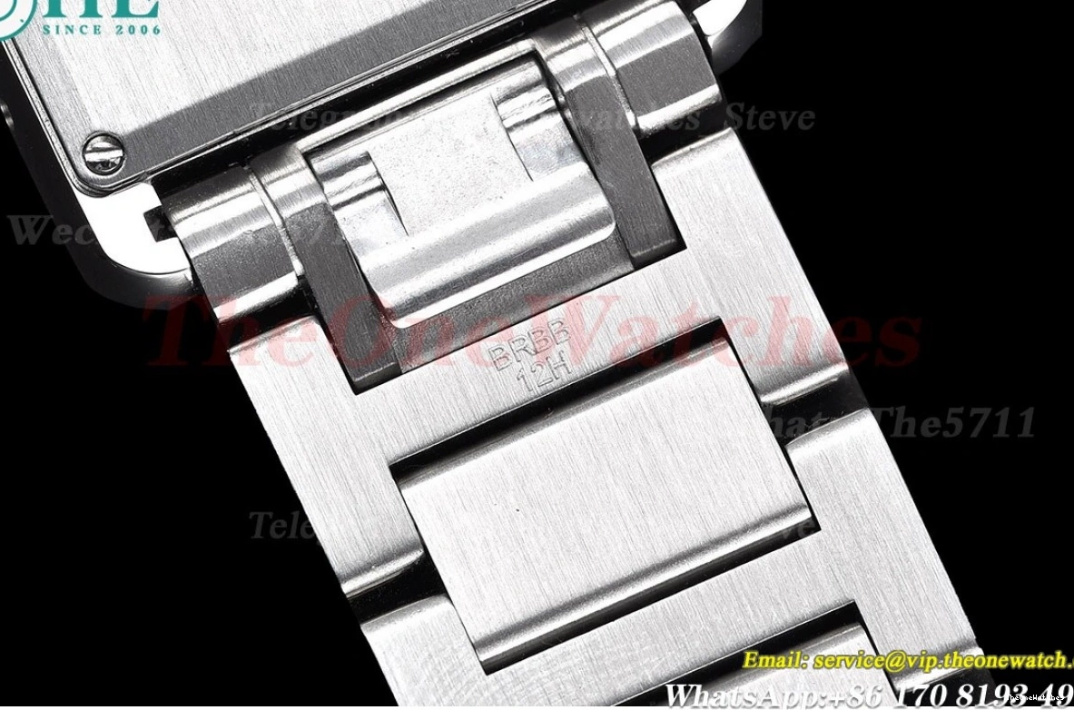 White Bracelet Diamond Bezel Tank K11F SS On Dial Must Quartz 0102